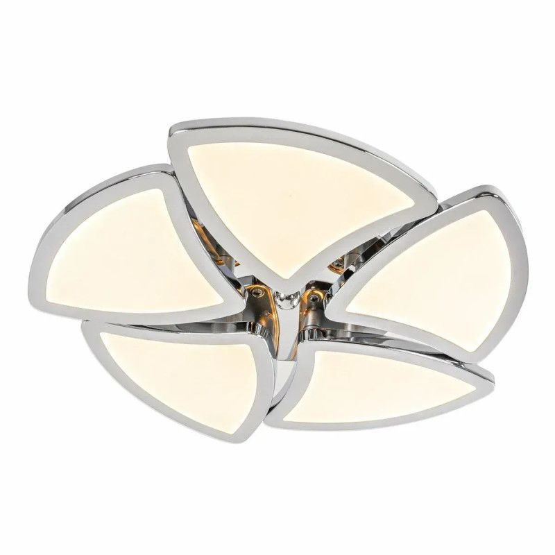 Стельова світлодіодна люстра Sirius 80W без пульта керування 3000-6500К хром IP20 2901-5S