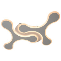 Потолочная светодиодная люстра Sirius 80W с акриловыми плафонами 3000-6500К белая IP20 1933