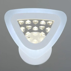 Светодиодное настенное бра Sirius 15W с треугольным плафоном 3000K белое IP20 B YH560/1W