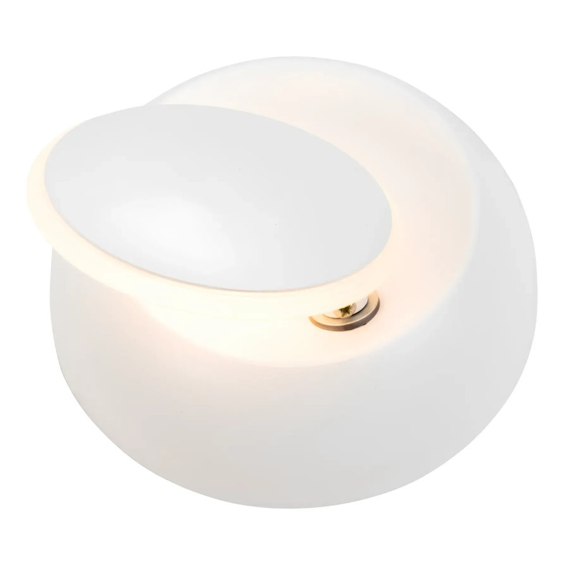 Светодиодное настенное бра Sirius 5W с акриловым плафоном 3000K белое IP20 8872M-W