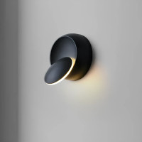 Светодиодное настенное бра Sirius 5W с акриловым плафоном 3000K черное IP20 8872M-B