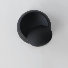 Світлодіодне настінне бра Sirius 5W з акриловим плафоном 3000K чорне IP20 8872M-B