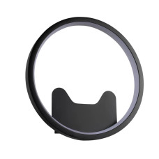 Светодиодное настенное бра Sirius 7W акриловое круглой формы 3000K черное IP20 M101 F-B