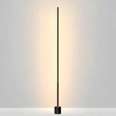 Торшер светодиодный 20W VALESO в стиле модерн с металлическим каркасом черный IP20 2003 BK