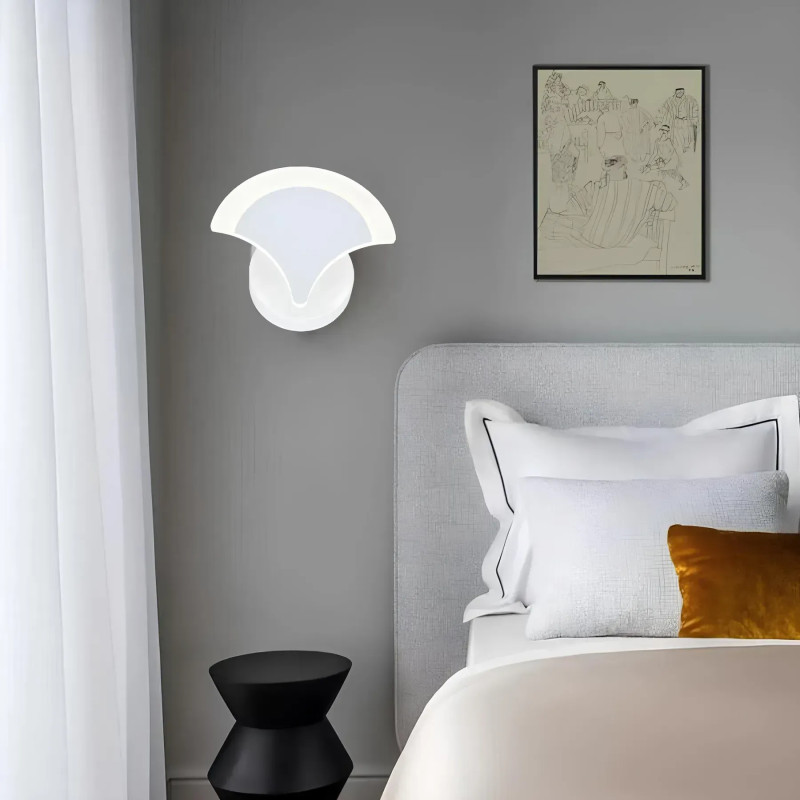 Бра світлодіодне настінне Sirius 17W з акриловим плафоном 3000К біла IP20 8926-1