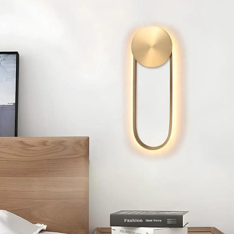 Настенное светодиодное бра 14W в стиле модерн золотое IP20 Sirius 8938