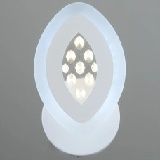 Світлодіодне настінне бра Sirius 11W овальної форми акрилове біле IP20 B YH559/1W
