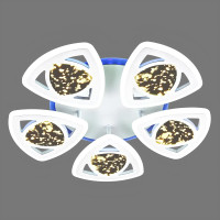 Стельова світлодіодна люстра 150W з пультом Valeso на п'ять плафонів 3000-6000К біла IP20 V 2120-5C-