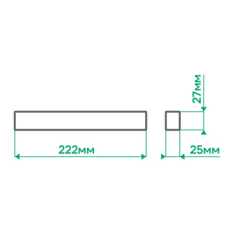 Магнітний трековий світильник ARDERO MGU401 ULTRA 12W UGR18 4000К чорний 80124