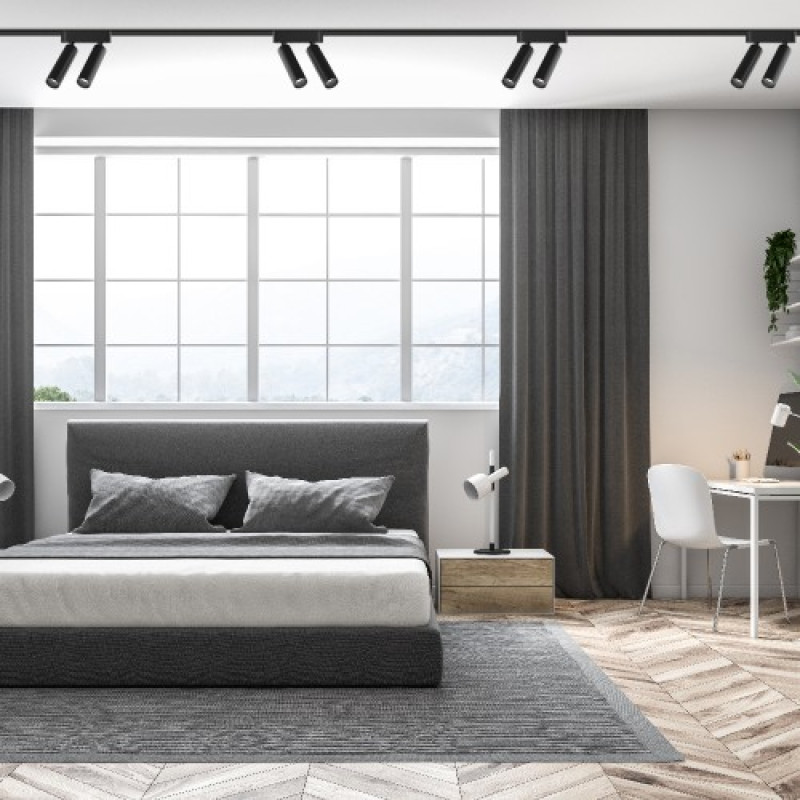 Магнітний трековий світильник ARDERO MGU403-2 ULTRA 2*7W 4000К чорний 80126