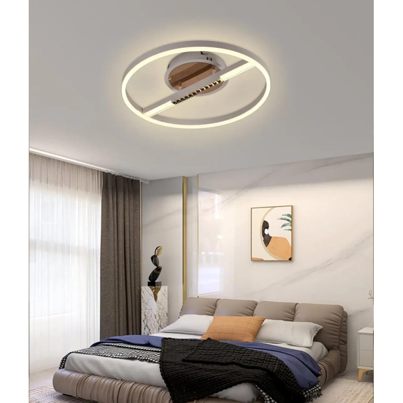  Люстра светодиодная акриловая потолочная VALESO V 1111 WPG 46W