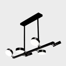 Люстра светодиодная потолочная на 6 плафонов VALESO V G3850-6 BK. 36W