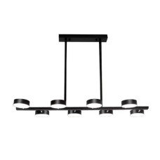 Люстра светодиодная потолочная на 8 плафонов VALESO V G3850-8 BK 48W