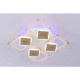Люстра світлодіодна LED стельова Valeso V K39940-4+2+1 WT+gold з пультом 94W