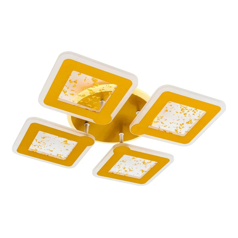 Люстра светодиодная LED потолочная Valeso V K39977-4+1 GD с пультом 144W