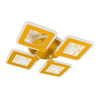 Люстра светодиодная LED потолочная Valeso V K39977-4+1 GD с пультом 144W