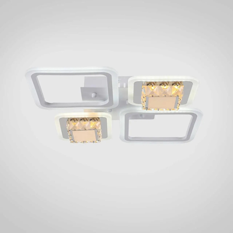 Люстра світлодіодна LED стельова ValesoV K28917-2+2 WT з пультом