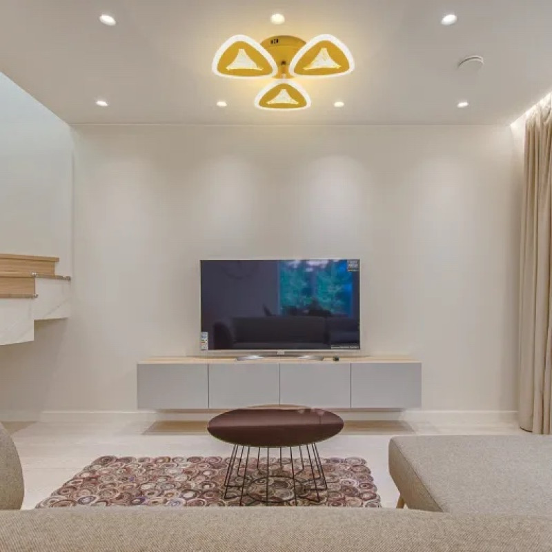 Люстра светодиодная VALESO V K39978-3 GD с пультом 78W