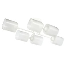 Стельова люстра Interees на шість квадратних плафонів під лампу Е27 біла IP20 V 70185-6 WH