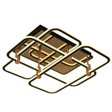 Стельова LED люстра 206W Interees з функцією димування 3000-6400К з пультом V LCD3044 Plating GD