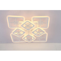 Люстра светодиодная LED потолочная Valeso V K39893-4+4+1 WT с пультом 56W