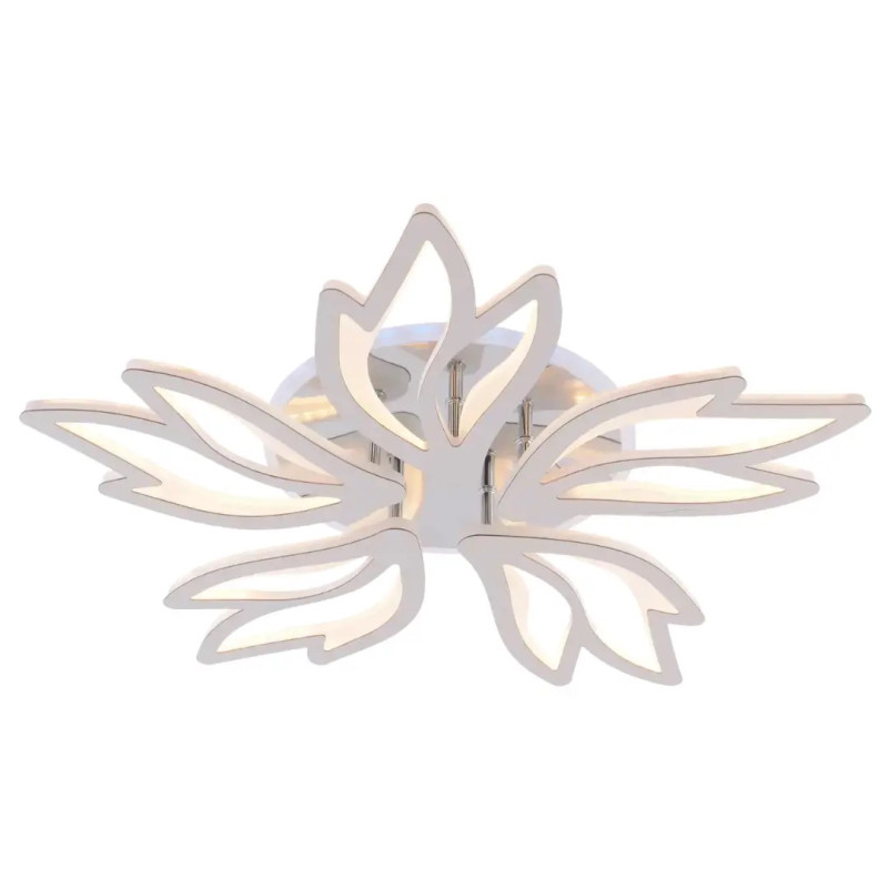 Потолочная LED люстра 107W с пультом Interees на пять плафонов 3000-6200K подсветка RGB LI9862-5