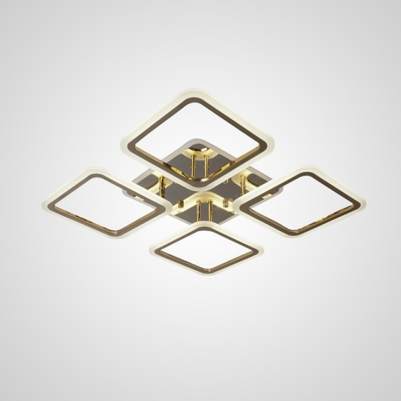 Люстра светодиодная LED потолочная Valeso V K39205-4-TL GD 96W