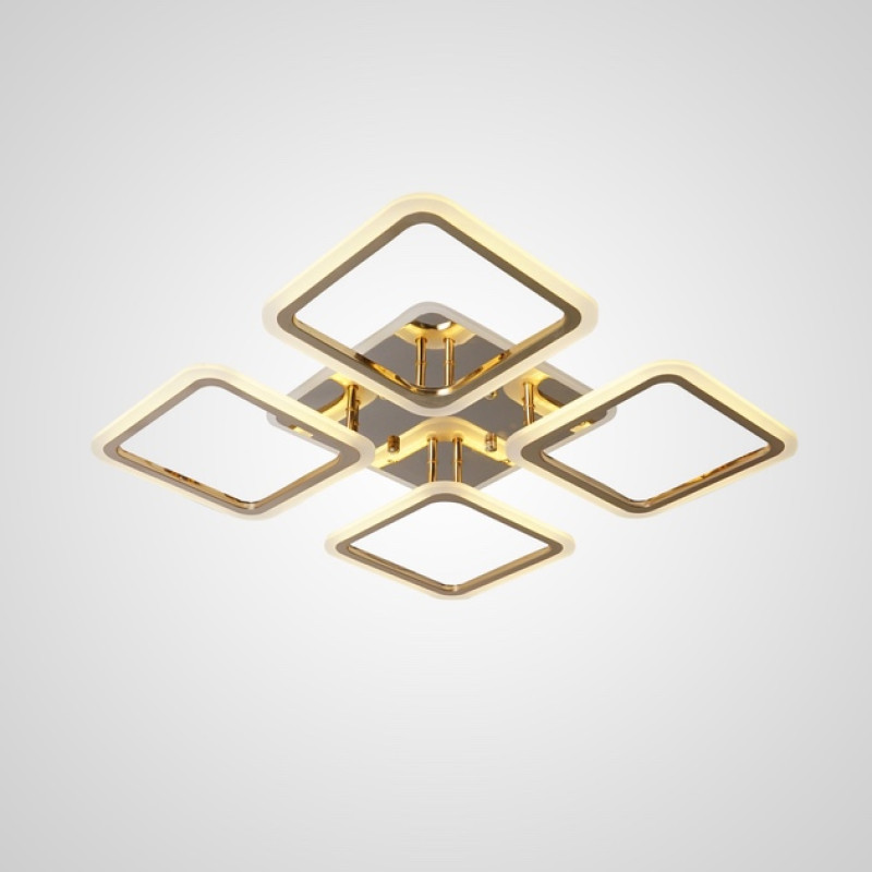 Люстра светодиодная LED потолочная Valeso V K39205-4-TL GD 96W