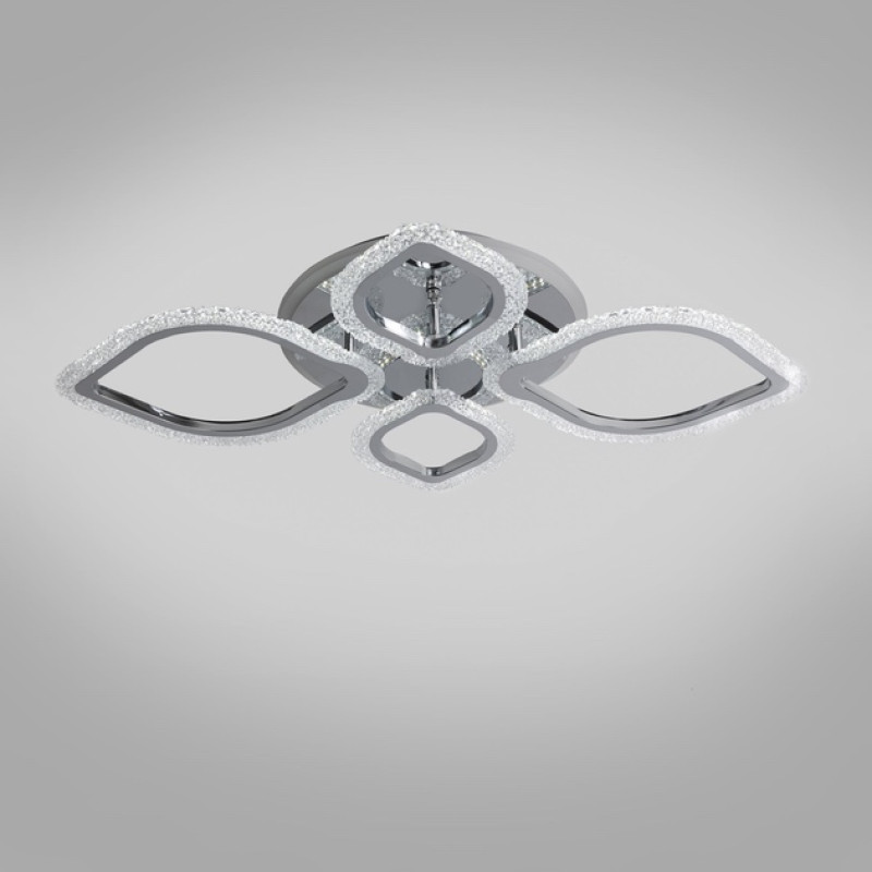 Люстра світлодіодна LED стельова Valeso V K39207-2+2+1 TL CR з пультом 116W