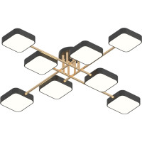 Люстра світлодіодна LED стельова Valeso V XI3350-8 WH+FGD 144W