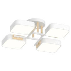 Люстра світлодіодна LED стельова Valeso V XI3352-4 WH+WOOD 72W
