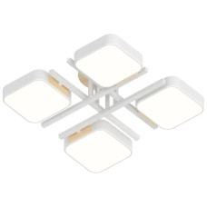 Люстра світлодіодна LED стельова Valeso V XI3358-4 WH+WOOD 72W