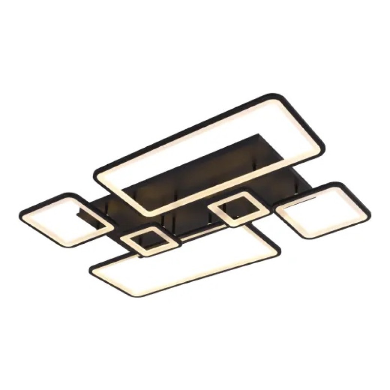 Люстра світлодіодна LED стельова Valeso V YZD5055 BK 150W