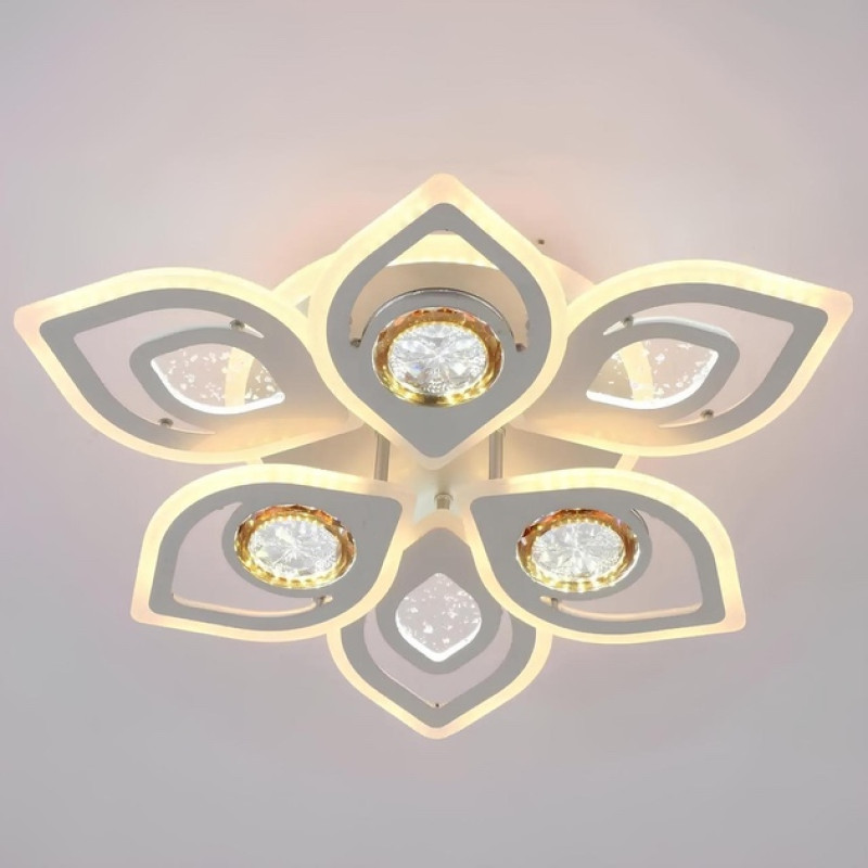 Люстра светодиодная LED потолочная Valeso V K29136-3+3+1 SL с пультом 178W