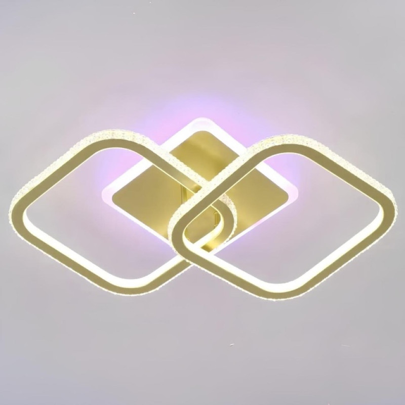 Люстра світлодіодна LED стельова Valeso V K29139-2+1 GD з пультом 156W