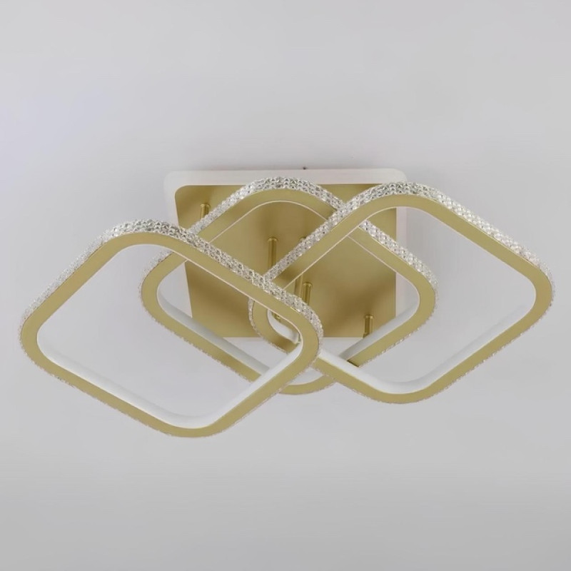 Люстра світлодіодна LED стельова Valeso V K29139-3+1 GD з пультом 228W