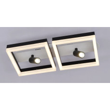 Люстра светодиодная LED потолочная Valeso V K33206-2 WT+BK 280W