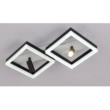 Люстра світлодіодна LED стельова Valeso V K33206-2B WT+BK 200W