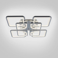 Люстра светодиодная LED потолочная Valeso V K39047-4+4 CR с пультом 240W