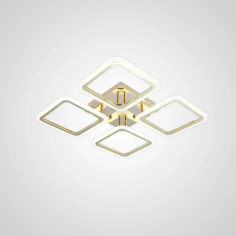 Люстра світлодіодна LED стельова Valeso V K39205-4 GD 96W