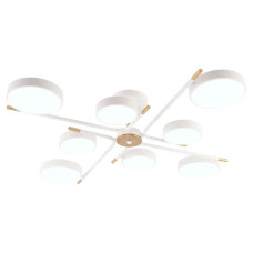 Люстра світлодіодна LED стельова Valeso V XI3329-8 WH+COPPER 120W