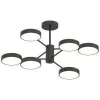 Люстра світлодіодна LED стельова Valeso V XI3339-6 BK 108W