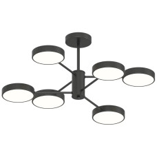 Люстра світлодіодна LED стельова Valeso V XI3339-6 BK 108W