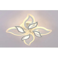 Люстра светодиодная LED потолочная Valeso V K29129-4+4+1 WT+SL с пультом 130W