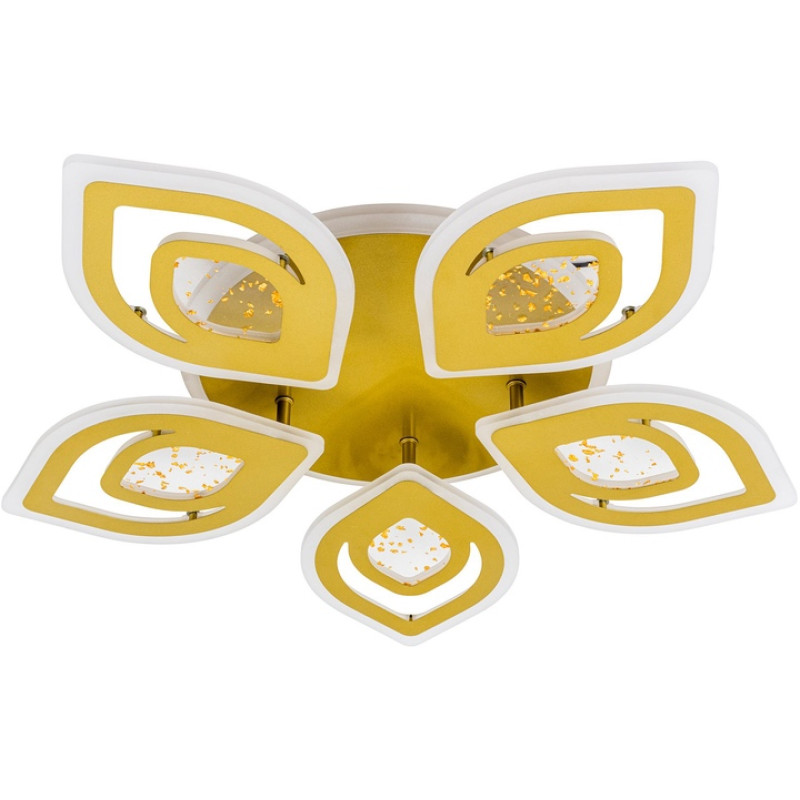 Люстра светодиодная LED потолочная Valeso V K29132-5+1 GD с пультом 56W