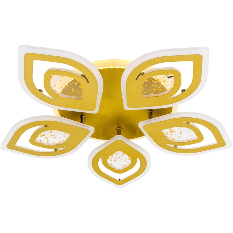 Люстра светодиодная LED потолочная Valeso V K29132-5+1 GD с пультом 56W