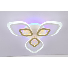 Люстра світлодіодна LED стельова Valeso V K29133-3+1 WT+GD з пультом 144W