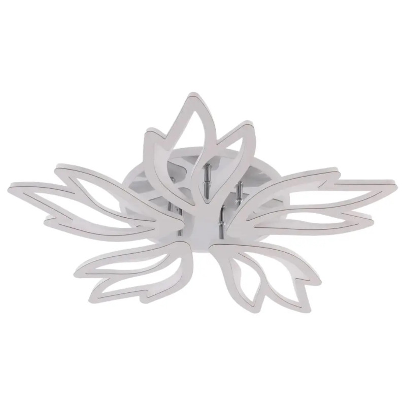 Потолочная LED люстра 107W с пультом Interees акриловая 3000-6200K подсветка RGB хром IP20 LI9862-5