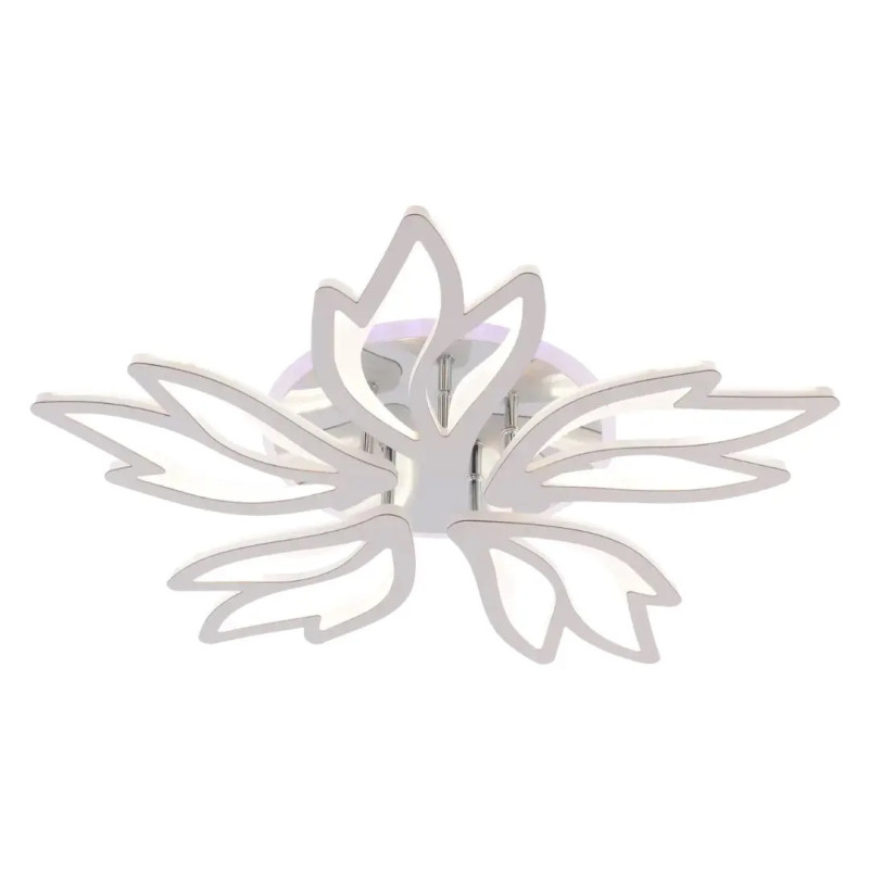 Потолочная LED люстра 107W с пультом Interees акриловая 3000-6200K подсветка RGB хром IP20 LI9862-5