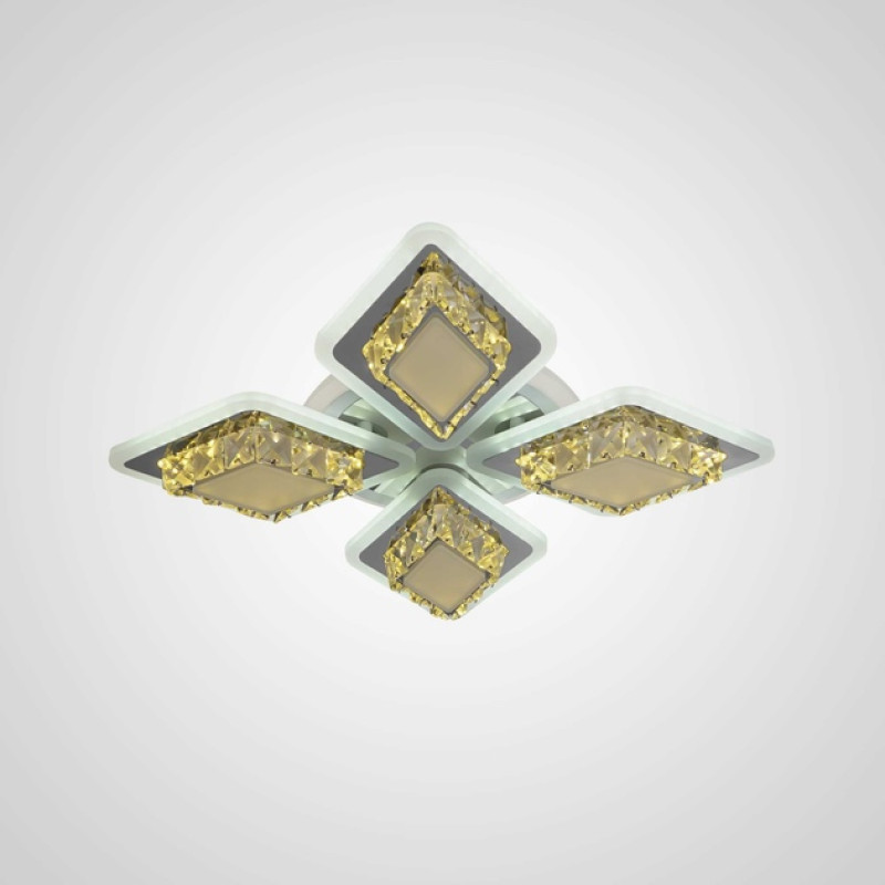 Люстра светодиодная LED потолочная Valeso V K28921-4-TL CR 166W